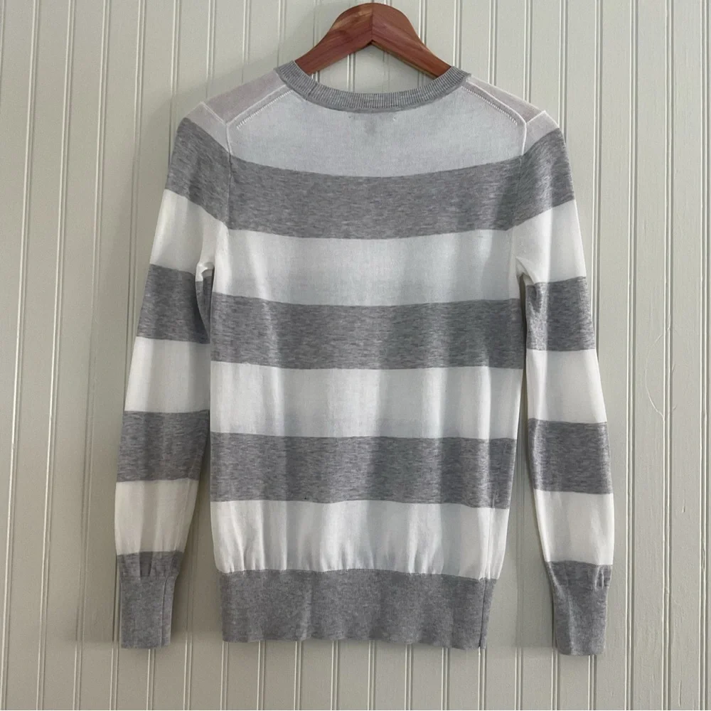 J. Crew Summer-Weight Sweater in Stripe